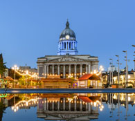 Live property market data for Nottingham - house prices, price per square foot and rental yields
