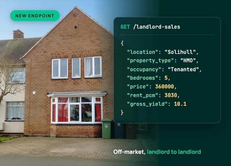 The /landlord-sales endpoint