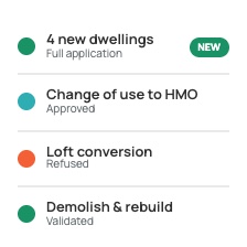 Planning alerts